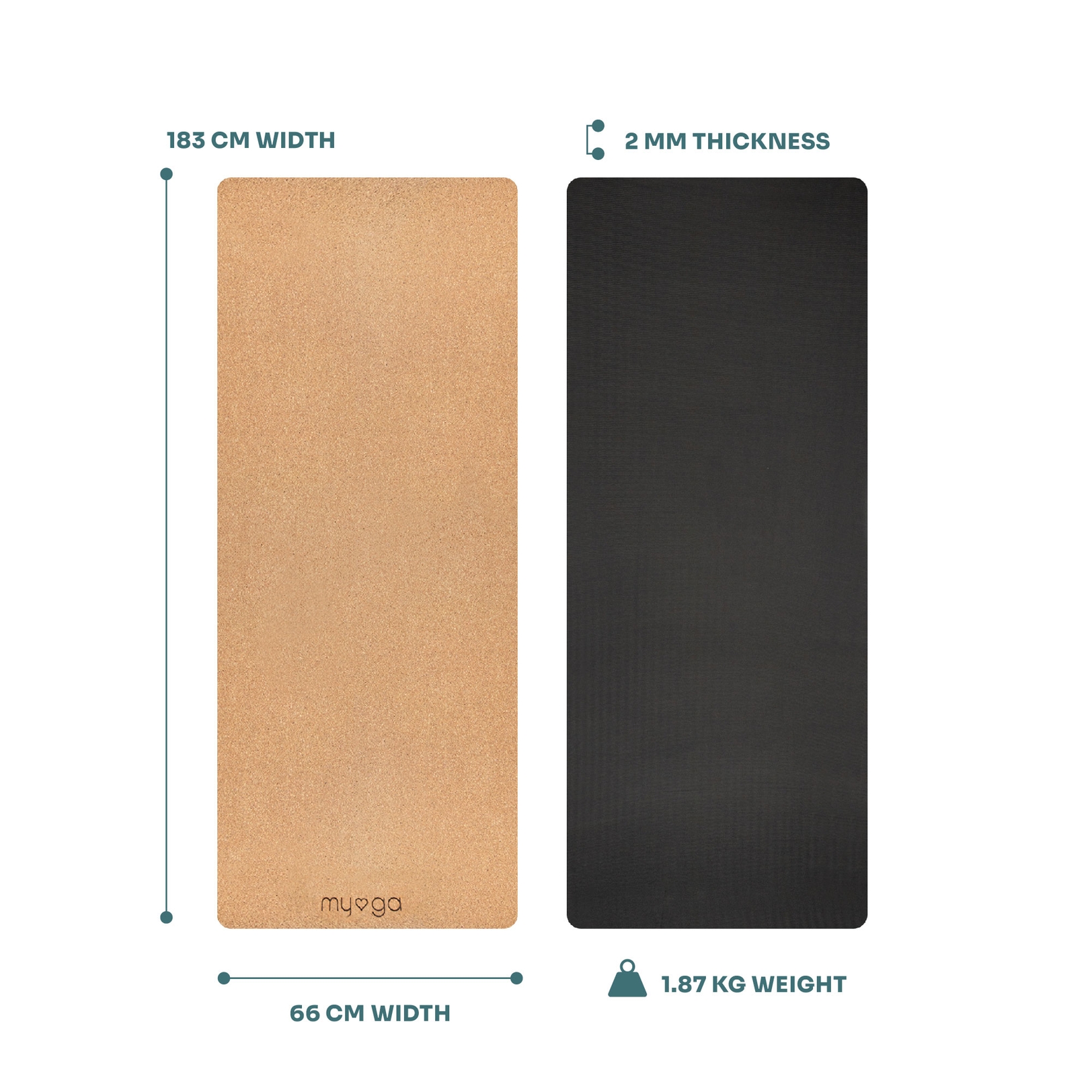 Cork Myga Yoga Mat